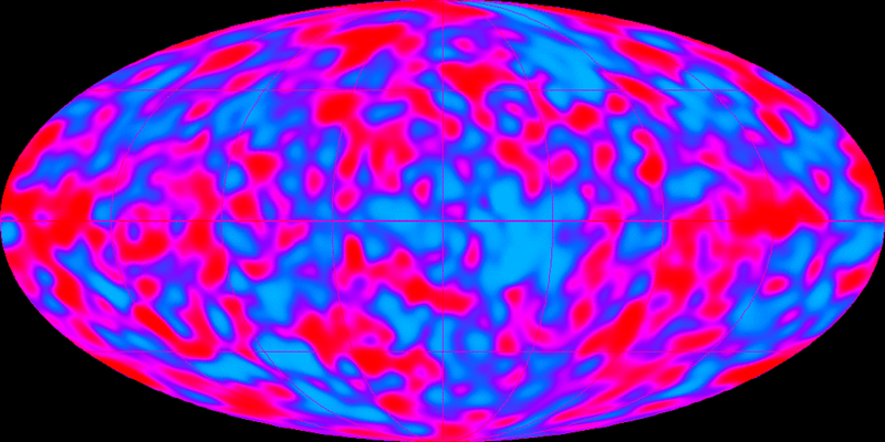image of cosmic microwave background fluctuations
