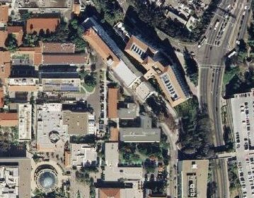 satellite map showing the area around the GMCS building